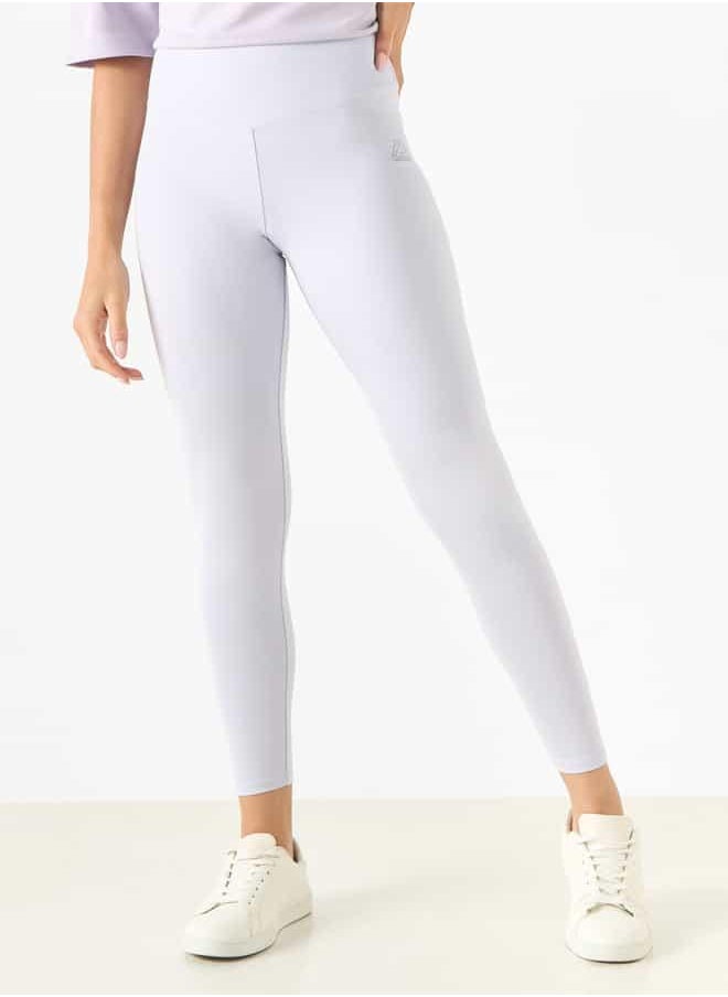 Kappa Logo Detail Leggings with Elasticated Waistband