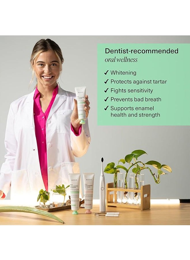 Nano Hydroxyapatite Toothpaste 113g, Helps Fortify Enamel to Support A Healthy Smile, Remineralizing, Sensitive Teeth, Whitening, Natural Toothpaste, Fluoride Free for Adult, Kids Oral Care