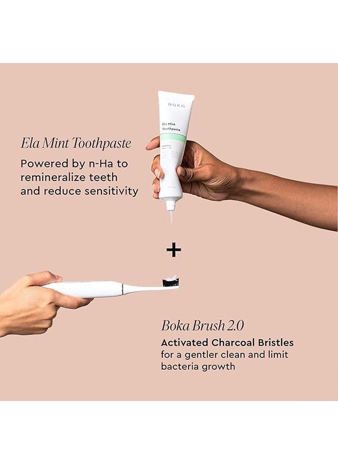 Nano Hydroxyapatite Toothpaste 113g, Helps Fortify Enamel to Support A Healthy Smile, Remineralizing, Sensitive Teeth, Whitening, Natural Toothpaste, Fluoride Free for Adult, Kids Oral Care