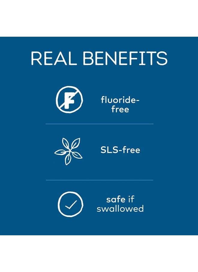 Toddlers Fluoride-Free Natural Toothpaste in Mild Fruit Gel, 1.75 Ounce (Pack of 6)