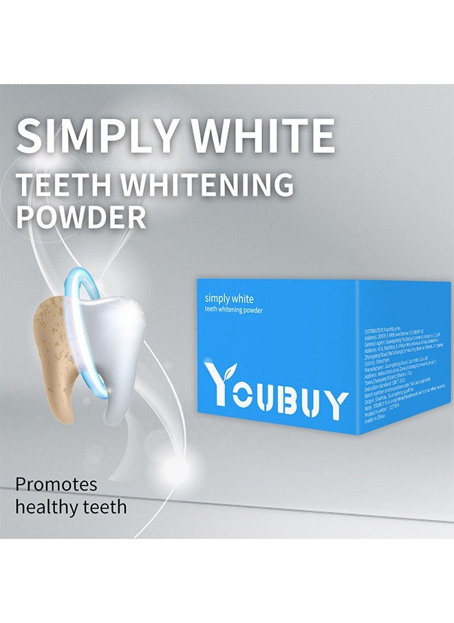 15g Teeth Whitening Powder, 360° Clean Teeth Natural Teeth Whitener, for Teeth Stain Remover Keeping Oral Fresh