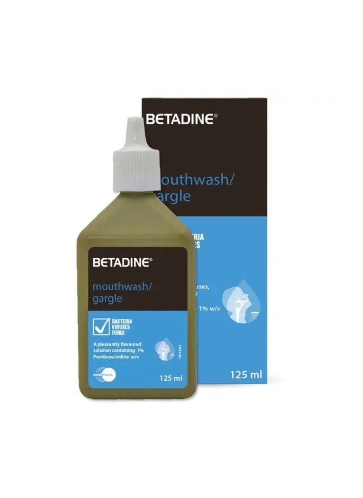 BETADINE MOUTHWASH /GARGLE 125ML