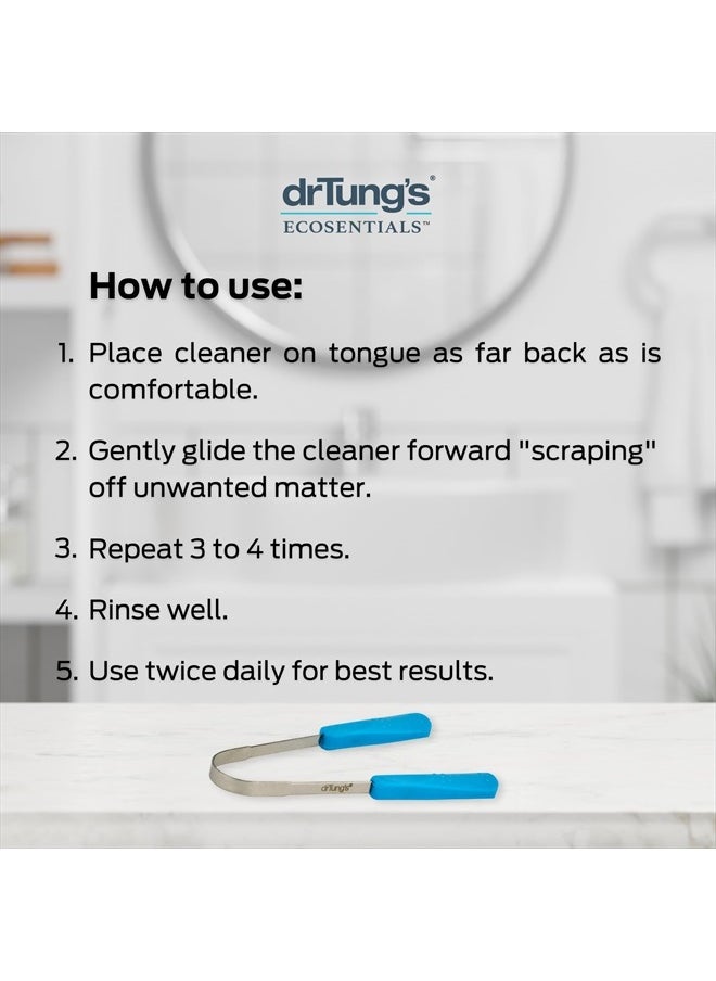 Tongue Cleaner, Stainless Steel Tongue Scraper 12 Pack