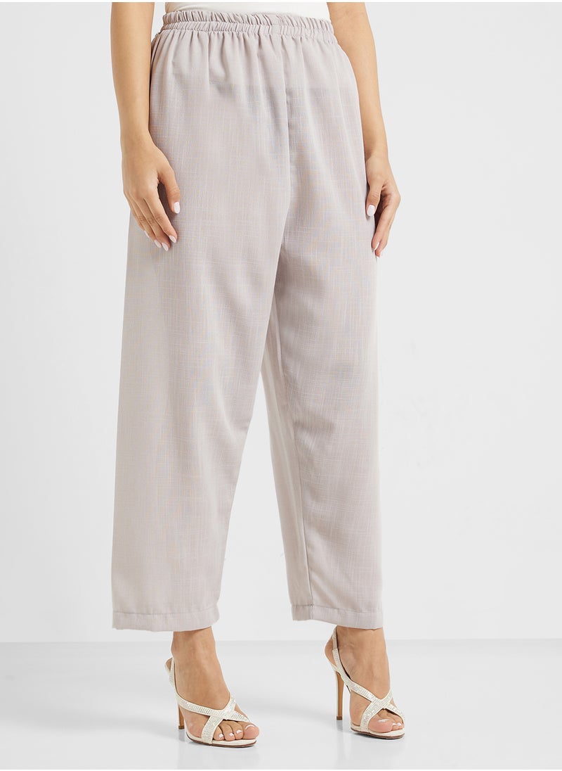 Button Down Blouse & Pants Set