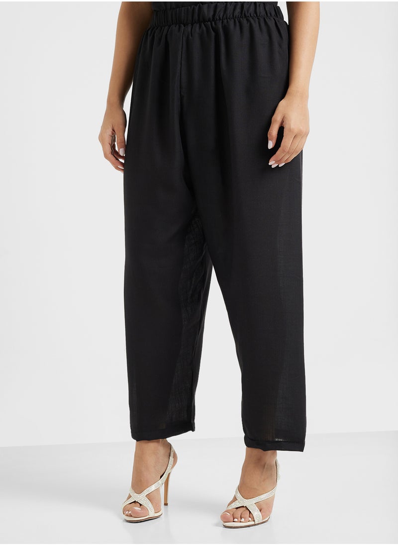 Button Down Blouse & Pants Set