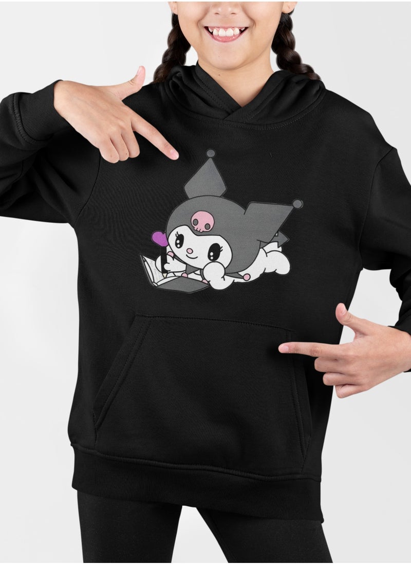 Cute Kuromi Face Design with Hoodie