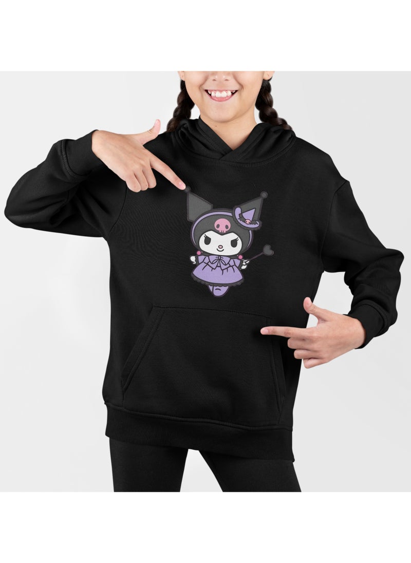 Stylish Kuromi Kids Hoodie Sweatshirt