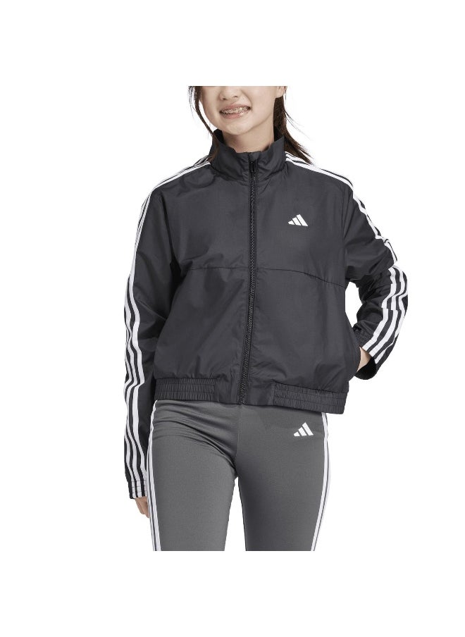 adidas Jg Tr-Es 3S Jk Black Training Jackets 5-6Y