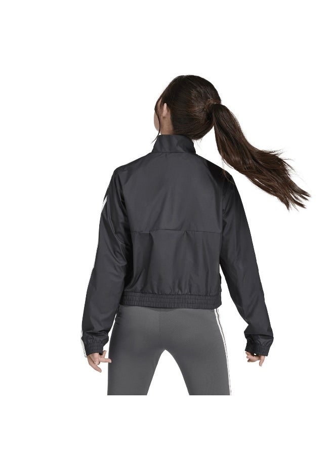 adidas Jg Tr-Es 3S Jk Black Training Jackets 5-6Y
