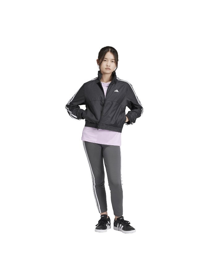 adidas Jg Tr-Es 3S Jk Black Training Jackets 5-6Y