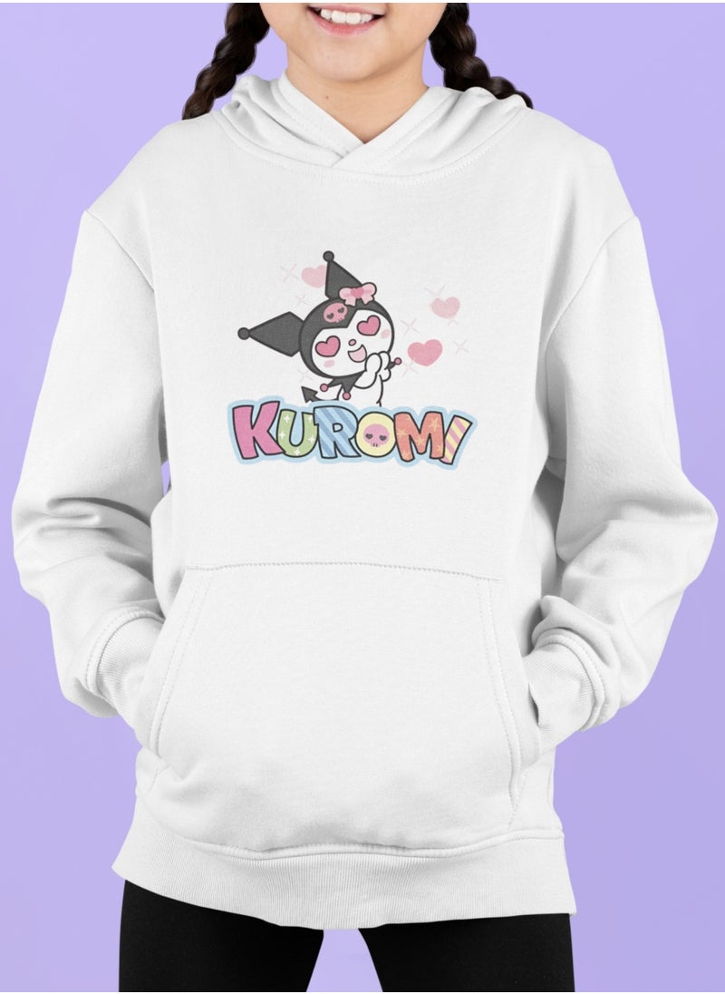 Kuromi Love Hoodie Kids