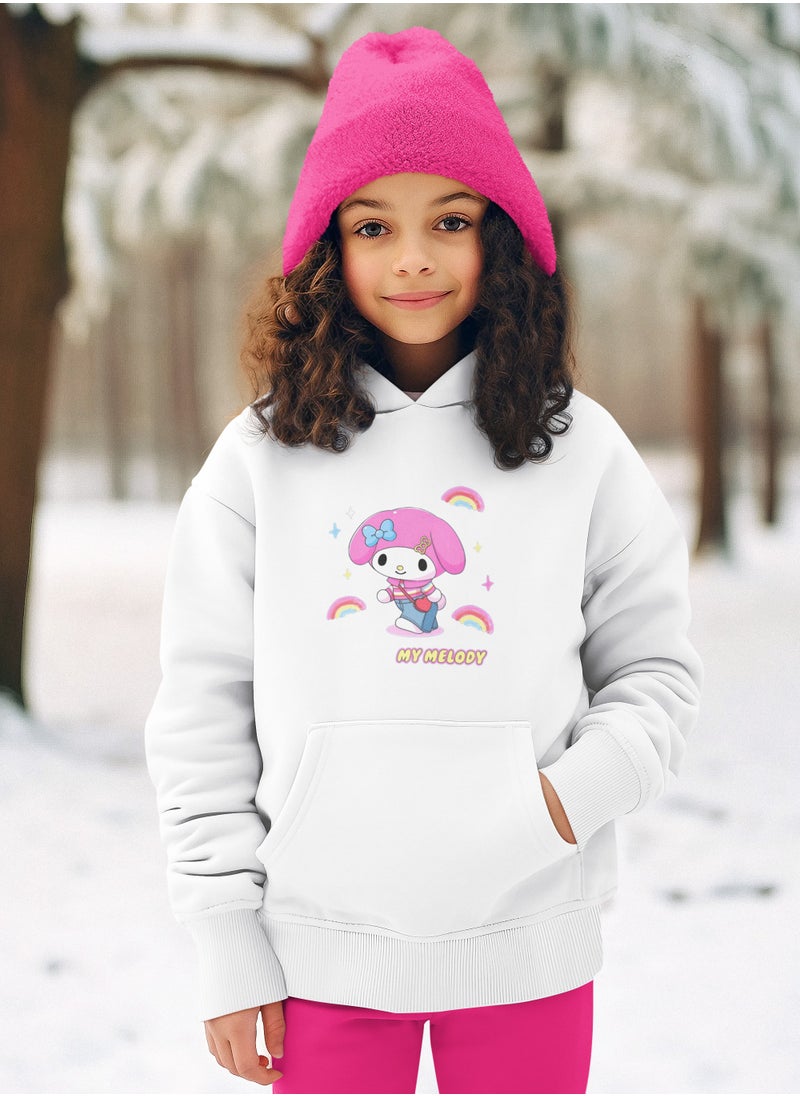 My Melody Rainbow Design Hoodie Kids