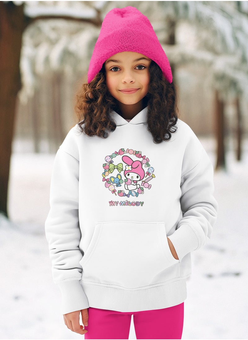 My Melody Sweets Design Hoodie Kids