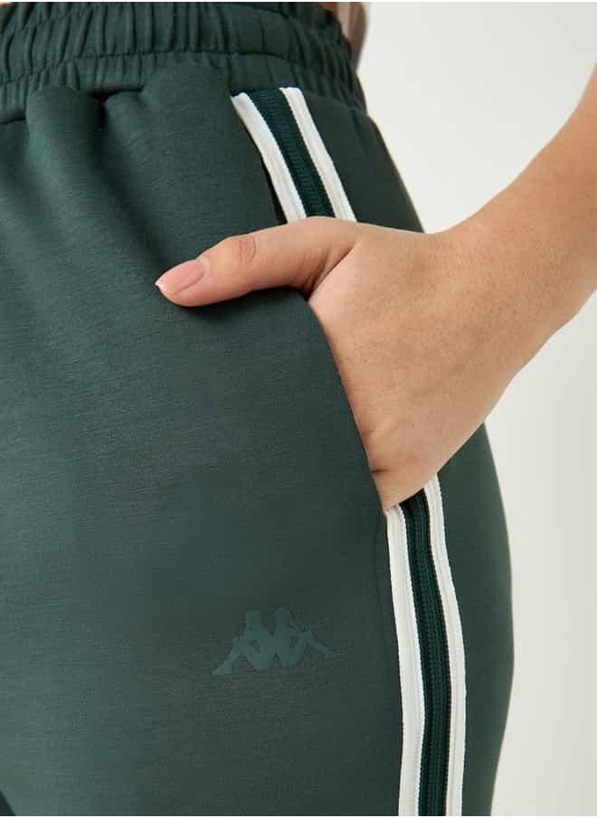 Kappa Panelled Joggers with Elasticated Waistband and Pockets