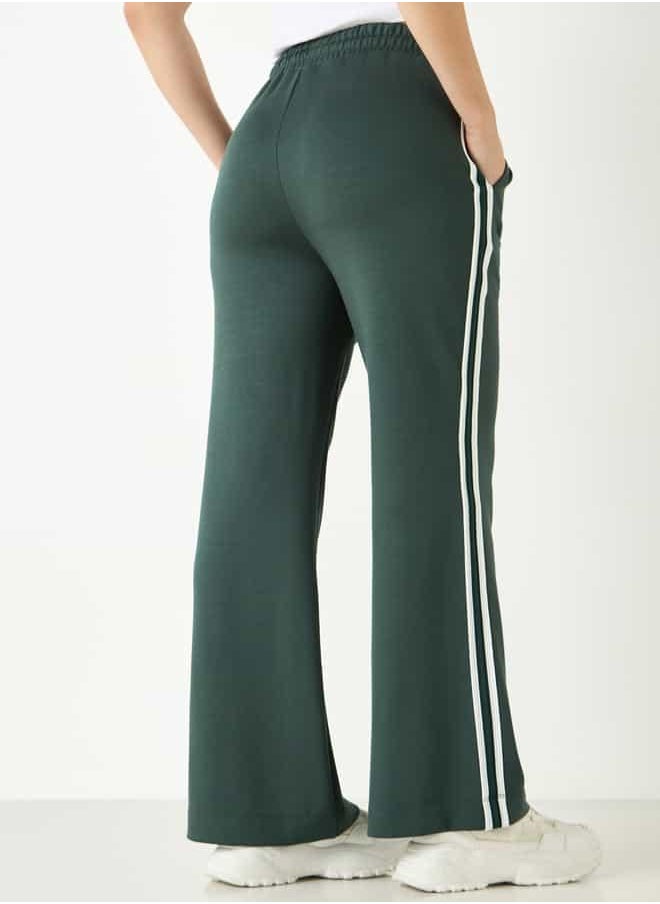 Kappa Panelled Joggers with Elasticated Waistband and Pockets