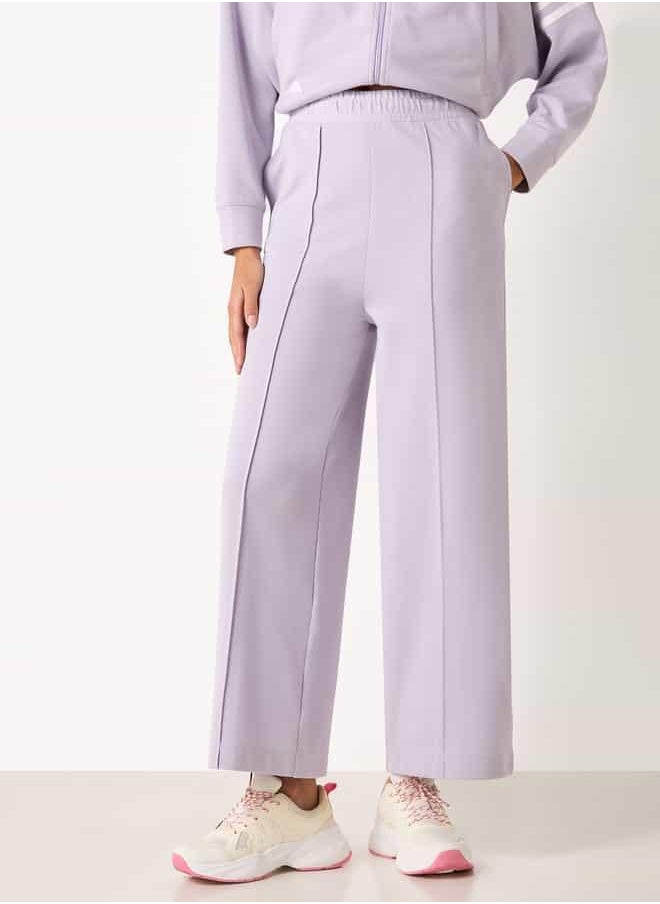 Kappa Logo Print Track Pants with Pockets