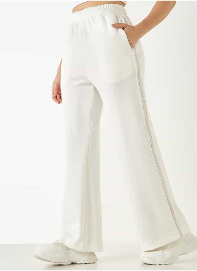 Kappa Panelled Joggers with Elasticated Waistband and Pockets