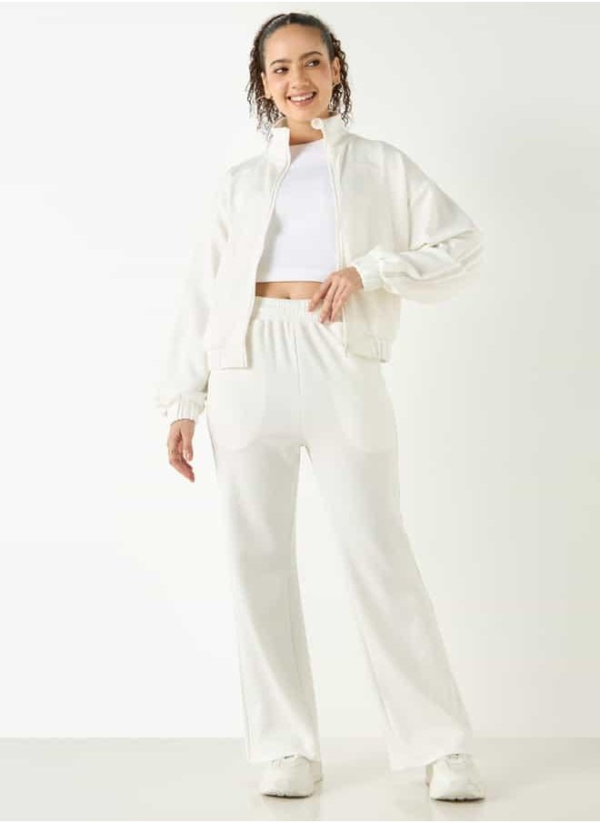 Kappa Panelled Joggers with Elasticated Waistband and Pockets