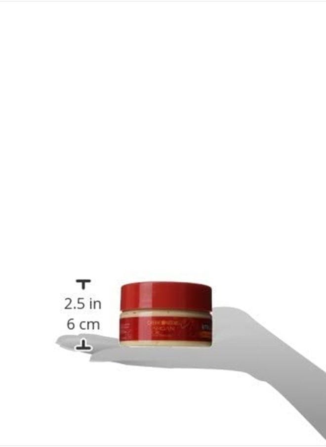 Argan Oil Moisture-Rich Hair Butter by Creme of Nature, Argan Oil of Morocco, Reduces Dryness and Breakage, 7.5 Fl Oz