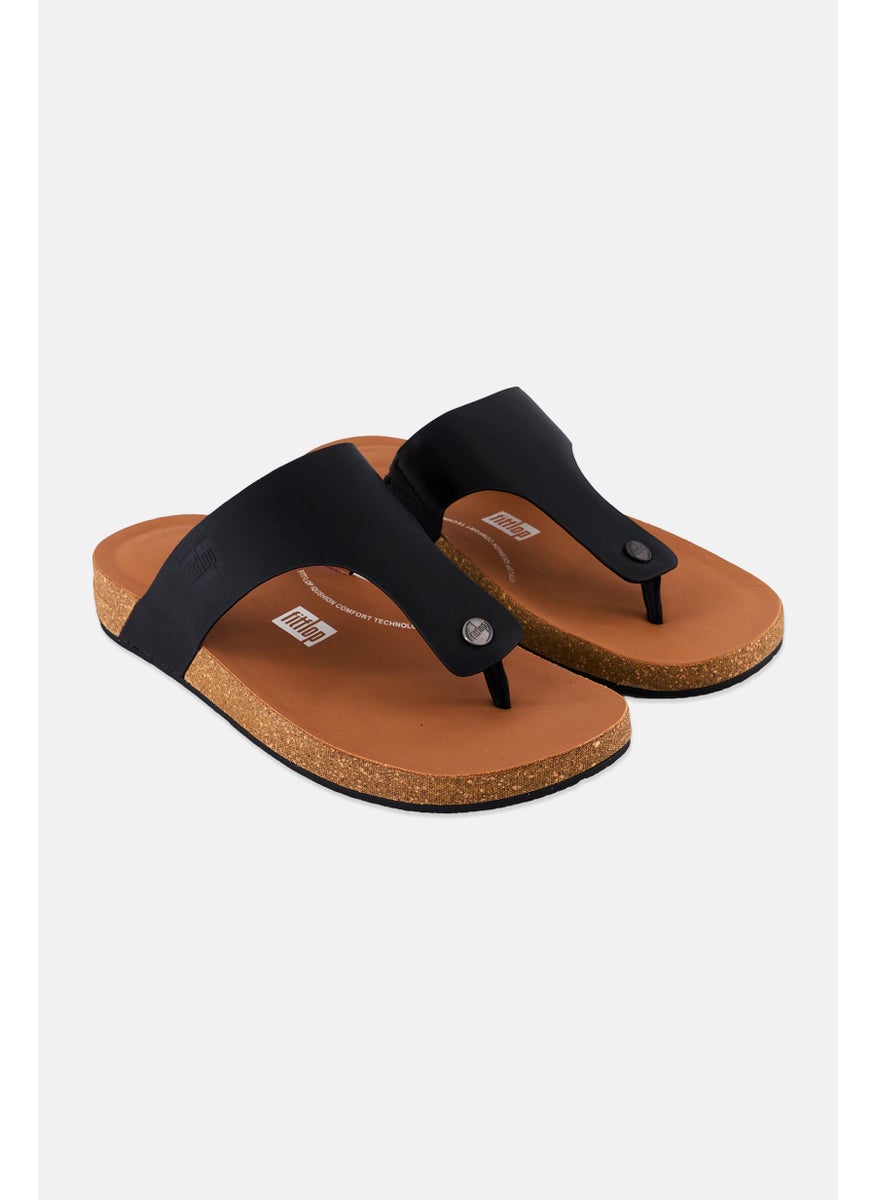 Men Slip On Sandals, Black