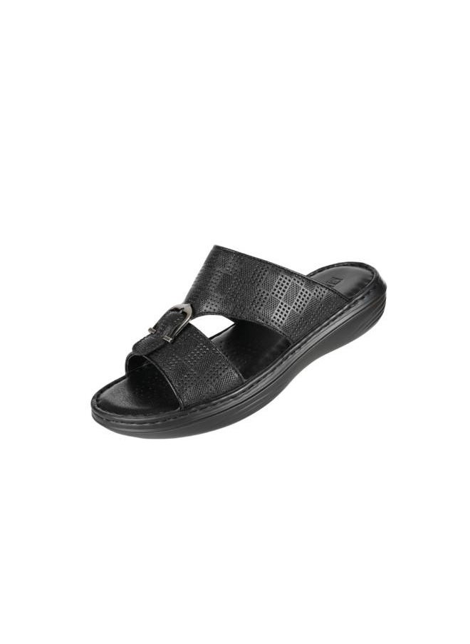 008-3615 Barjeel Uno Mens Arabic Sandals 21410-64 Black