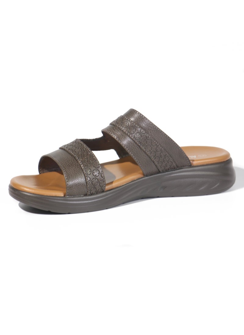 Men’s Arabic Sandals - Ultra-Soft, Lightweight, and Breathable Slip-On Slippers with Flexible Midsole - Anti-Slip, Waterproof, and Odorless Design for Outdoor, Medical, and Casual Wear
