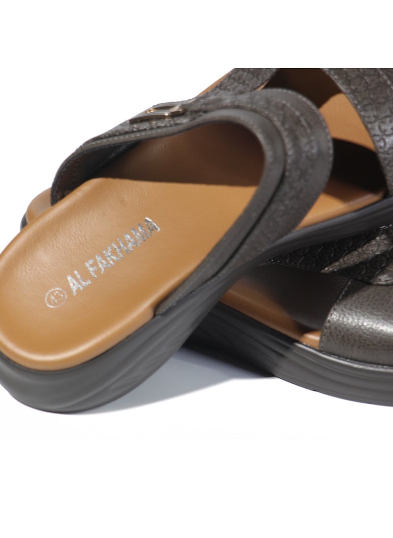 Men’s Arabic Sandals - Ultra-Soft, Lightweight, and Breathable Slip-On Slippers with Flexible Midsole - Anti-Slip, Waterproof, and Odorless Design for Outdoor, Medical, and Casual Wear