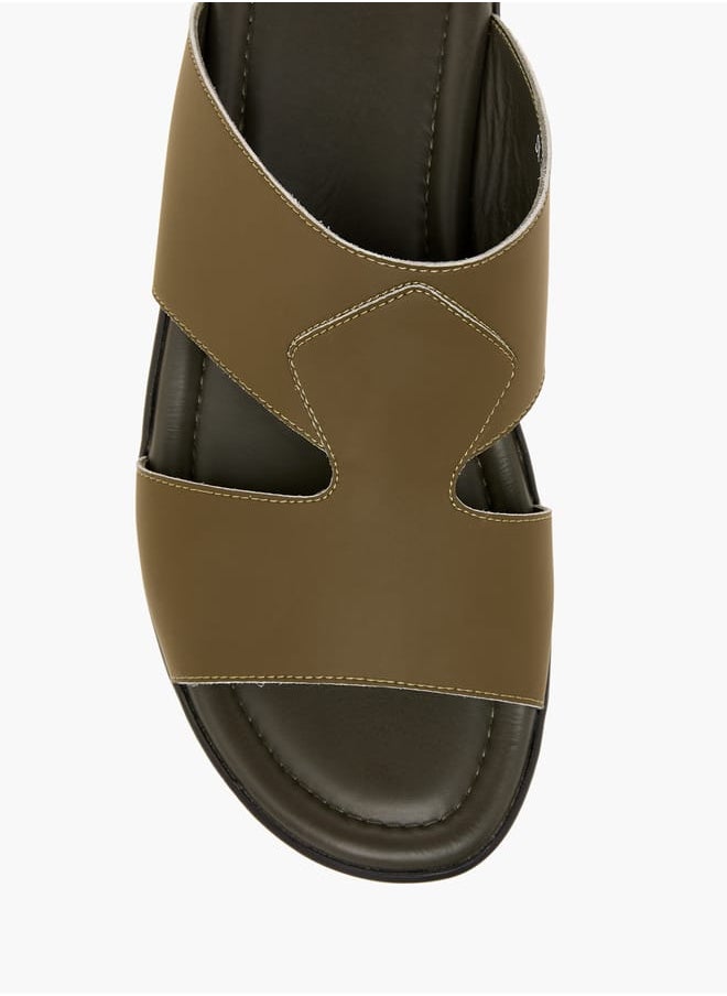 Men Cutout Detail Slip-On Arabic Sandals Ramadan Collection