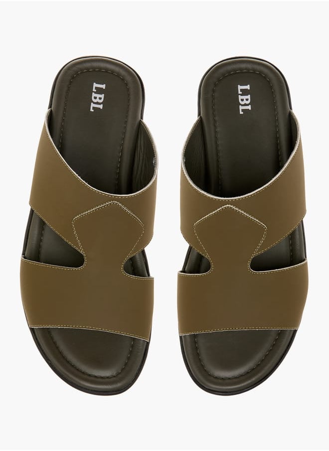 Men Cutout Detail Slip-On Arabic Sandals Ramadan Collection