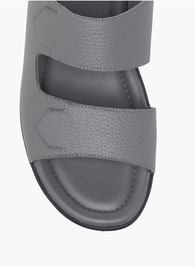 Men Textured Slip-On Arabic Sandals Ramadan Collection