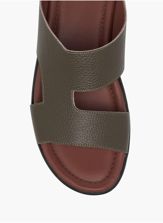 Men Cutout Detail Slip-On Arabic Sandals Ramadan Collection