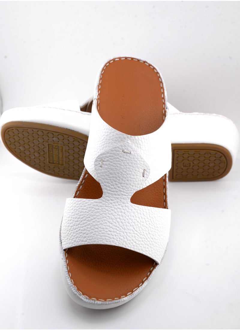 Premium Handmade Arabic Sandal | Pure Leather & PU Sole | Authentic Craftsmanship