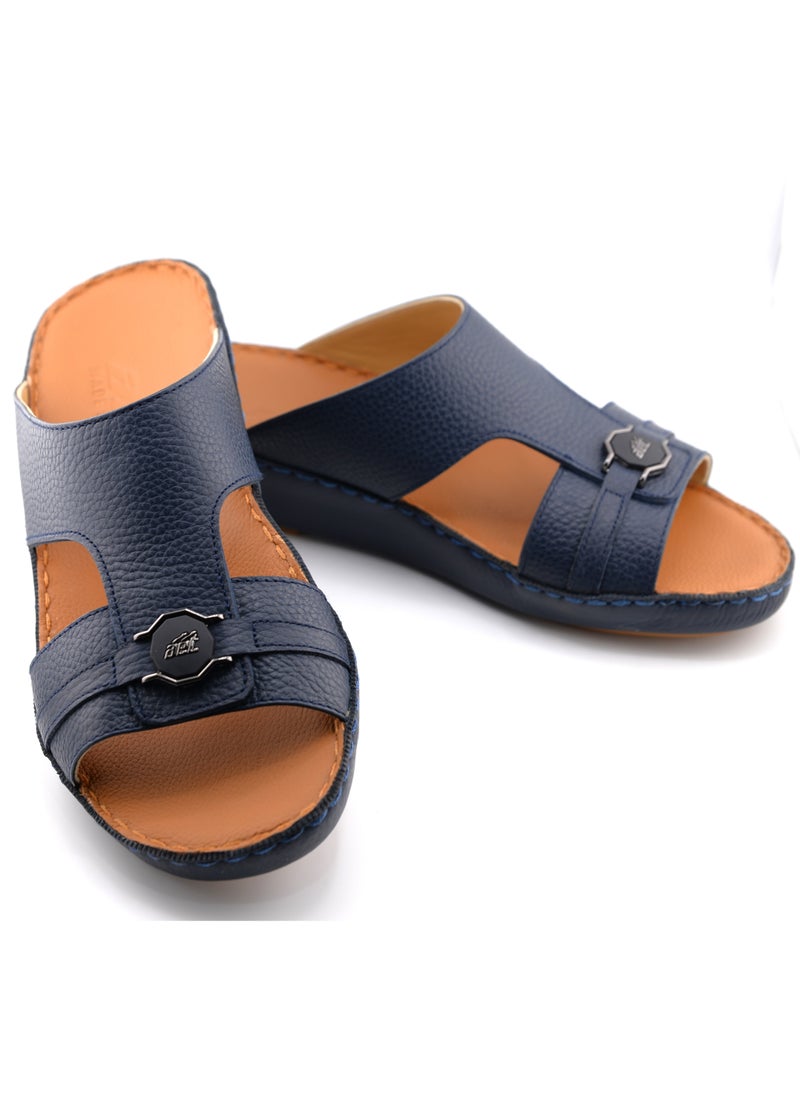 Premium Handmade Arabic Sandal | Pure Leather & PU Sole | Authentic Craftsmanship