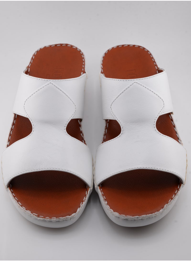 Classy  Arabic Mixed Leather Sandal
