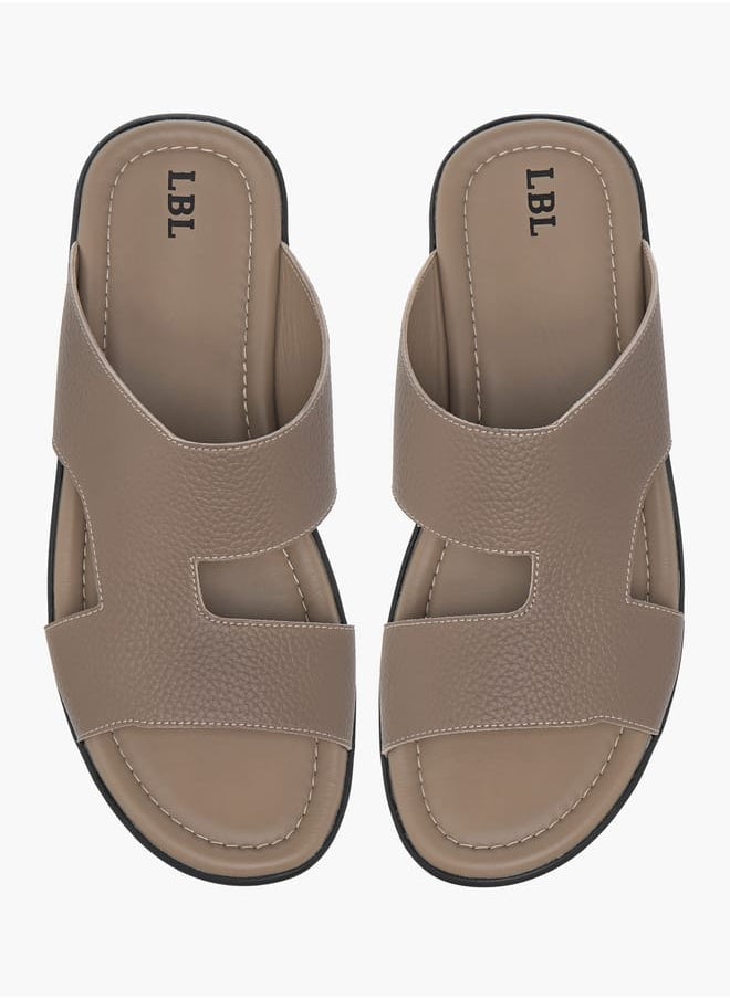 Men's Cutout Detail Slip-On Arabic Sandals Ramadan Collection