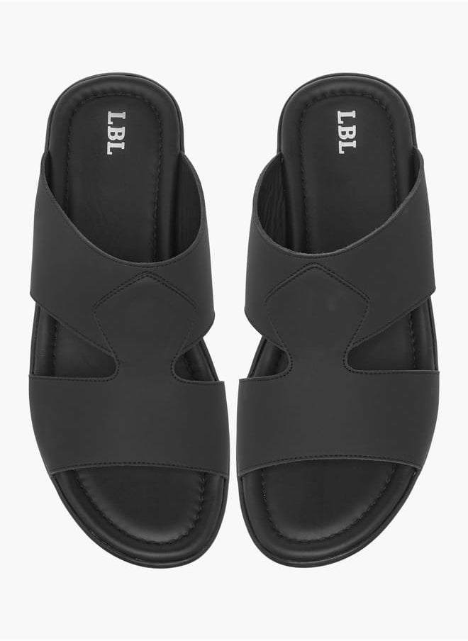 Men's Cutout Detail Slip-On Arabic Sandals Ramadan Collection