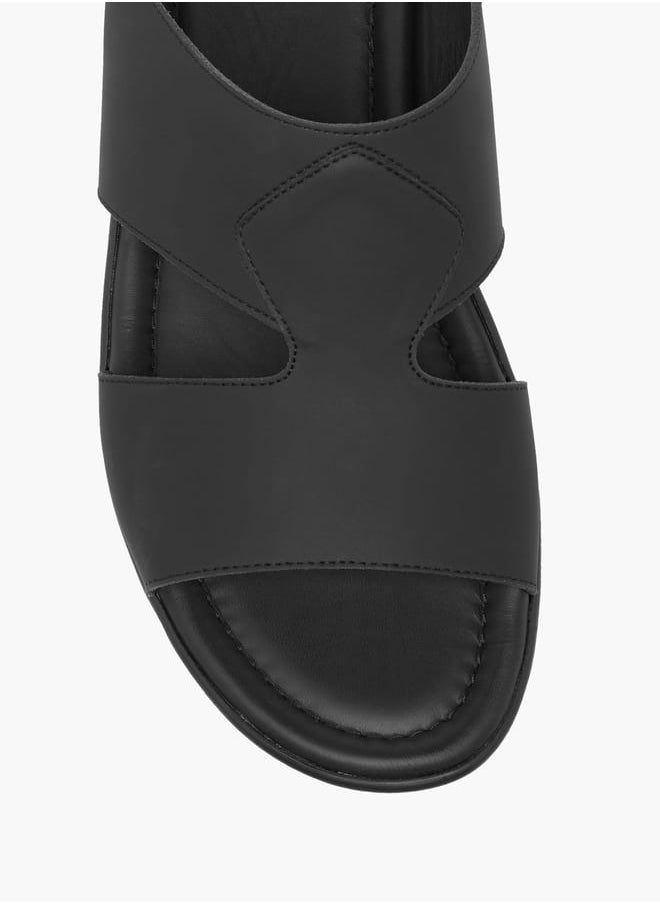 Men's Cutout Detail Slip-On Arabic Sandals Ramadan Collection