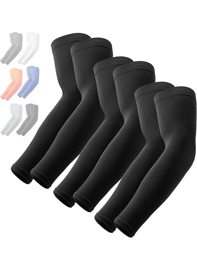 UV Sun Protection Arm Sleeves - Compression Arm Sleeve, UV Arm Sleeves Men, Women - Golf Cooling Sleeves