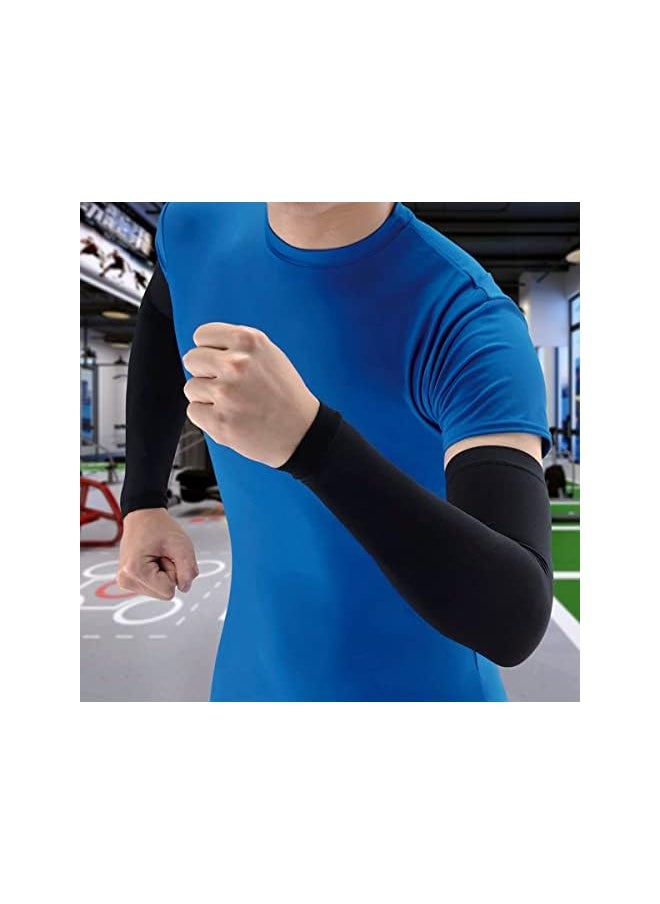 Arm Sleeves UV Protection 3 Pairs Breathable UPF 50 Long Sleeves Ice Arm Covers for Men Women Girl Adult, Cooling Sleeve Cover for Outdoor Sports