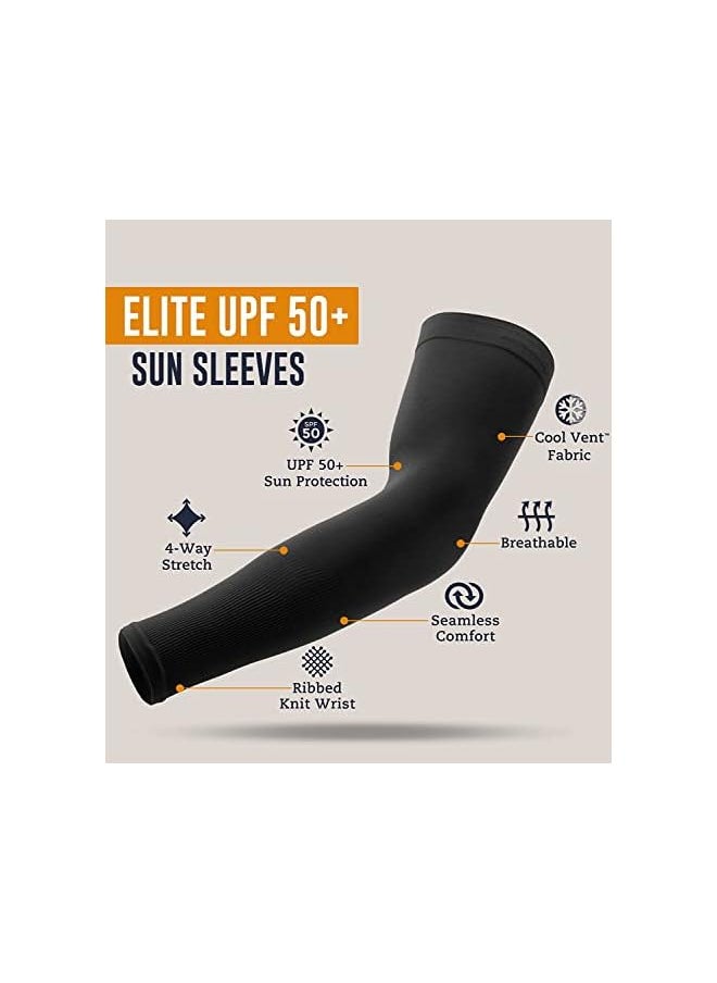 Sun Protection Compression Arm Sleeves - Tattoo Cover Up - Cooling Athletic Sports Sleeve for Football, Golf & Volleyball