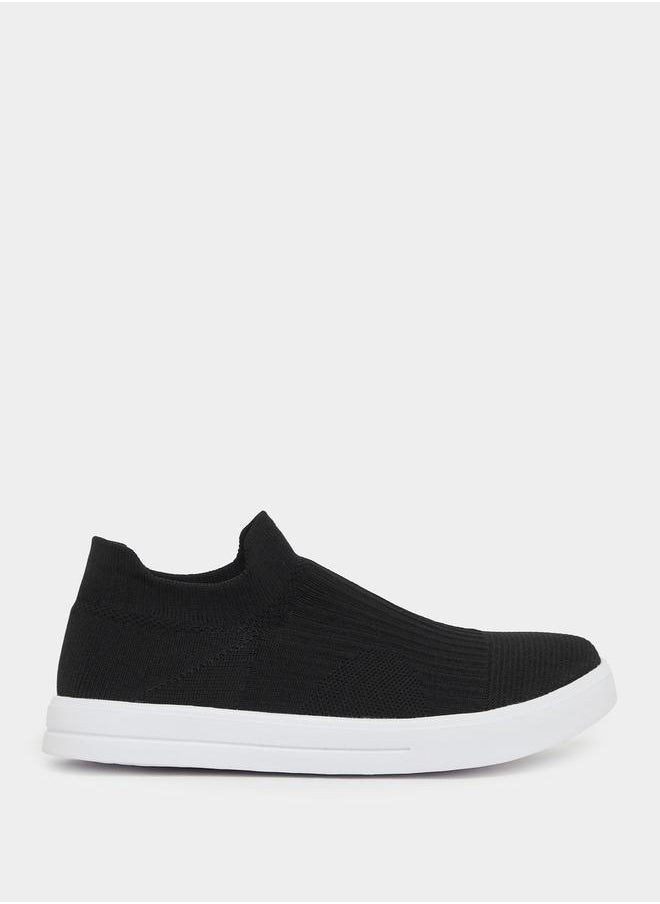 Textured Slip On Shoes