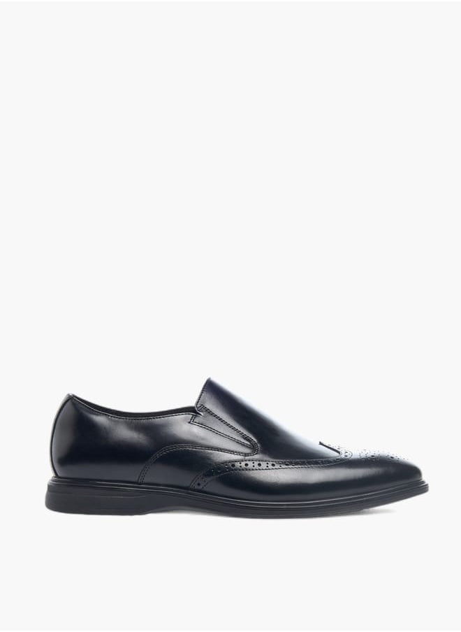 Men Panelled Slip-On Loafers