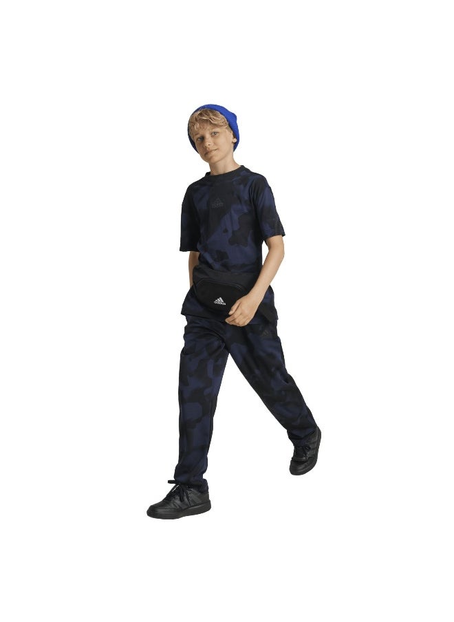 adidas J Fi Aop Pt Black Training Pants 7-8Y