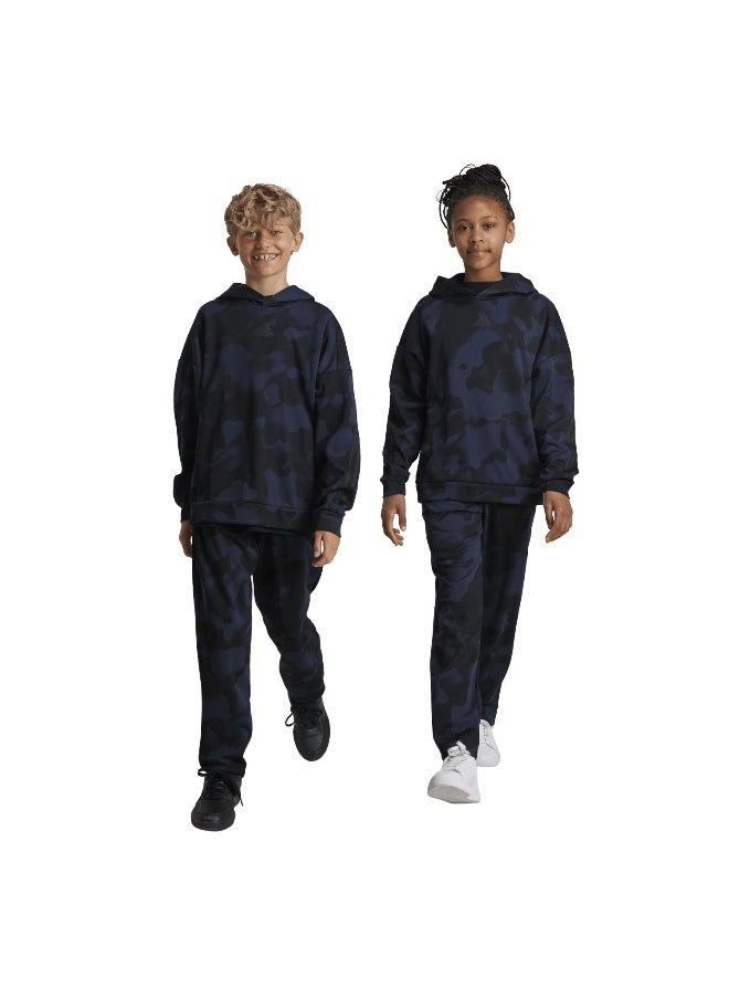 adidas J Fi Aop Pt Black Training Pants 7-8Y