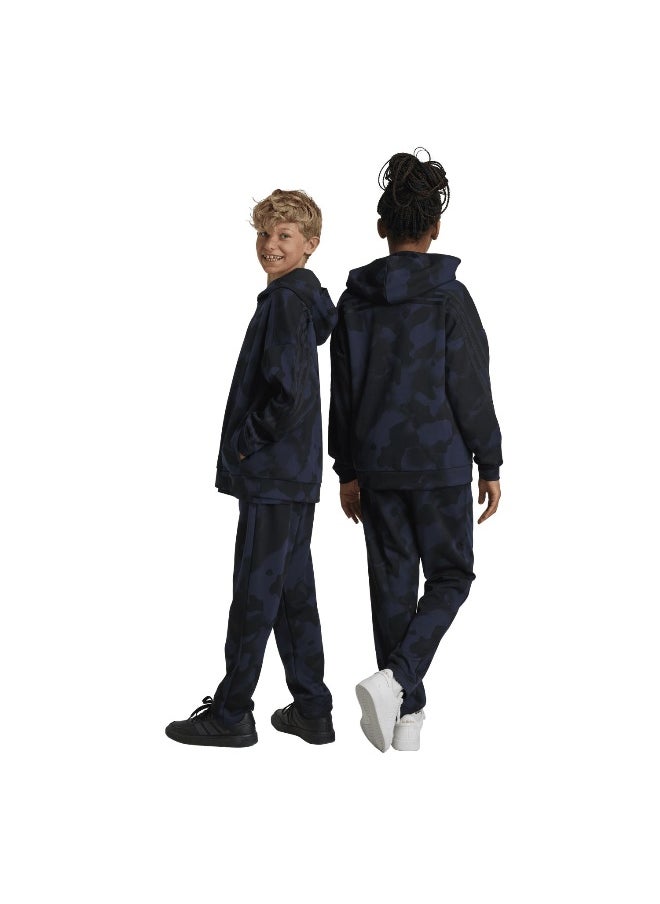 adidas J Fi Aop Pt Black Training Pants 7-8Y