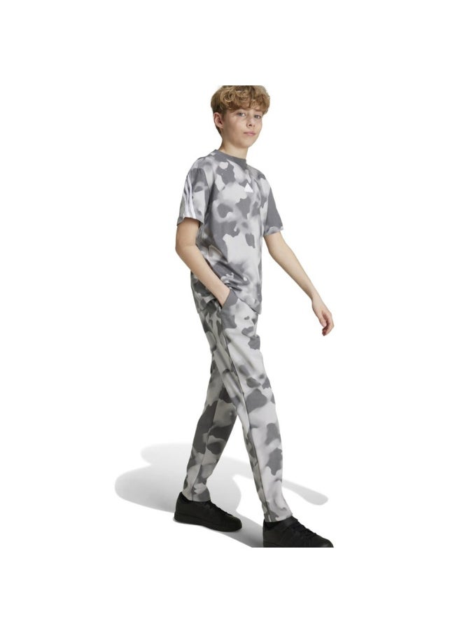 adidas J Fi Aop Pt Grey Training Pants 7-8Y