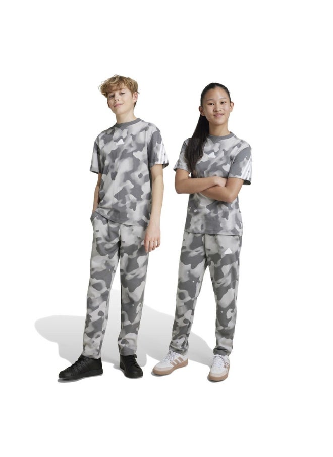 adidas J Fi Aop Pt Grey Training Pants 7-8Y