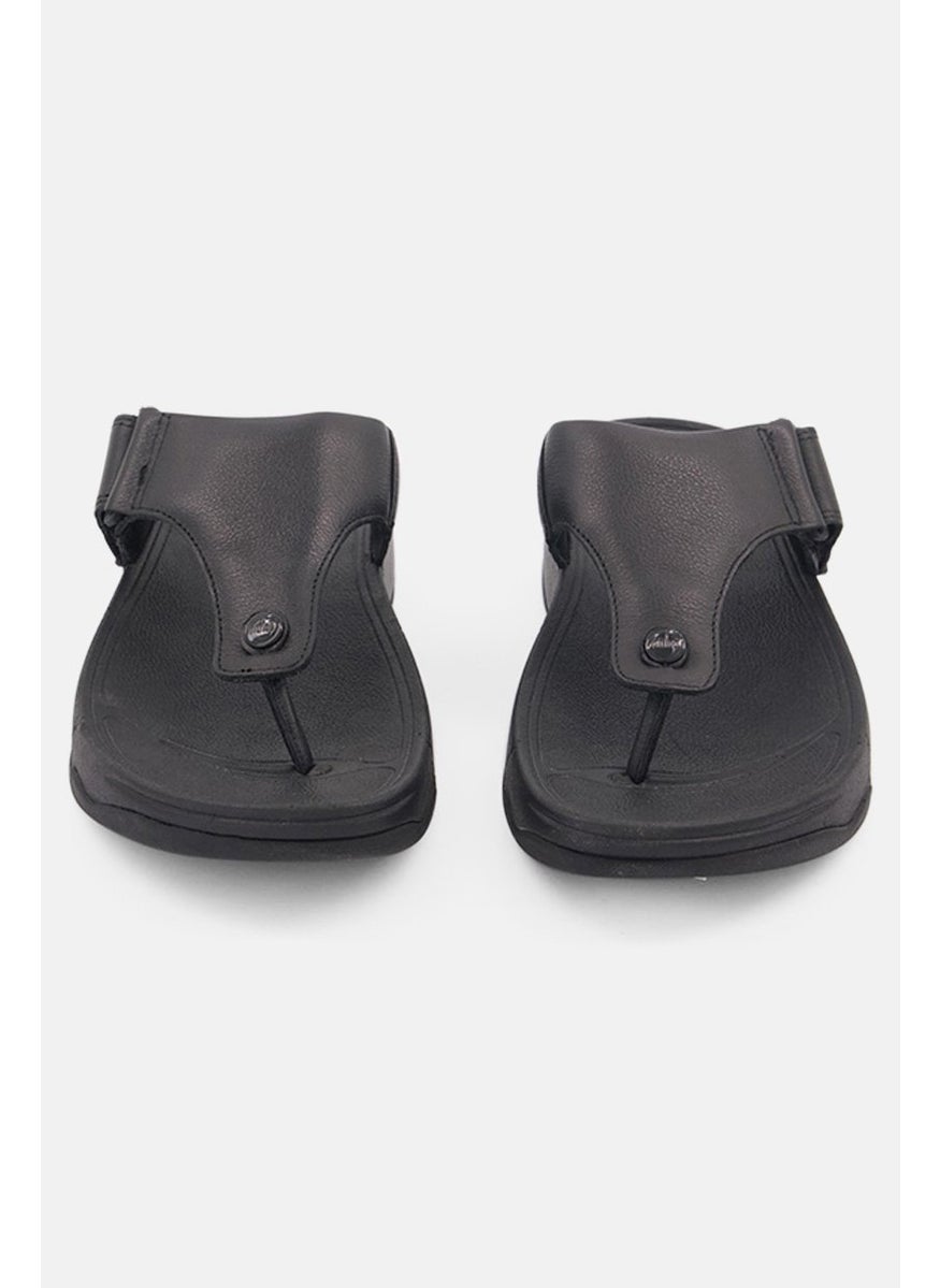Men Trakk II Toe Thong Sandals, Black