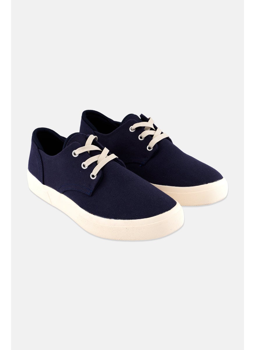 Men Kiva Medium Lace Up Casual Shoes, Navy Blue