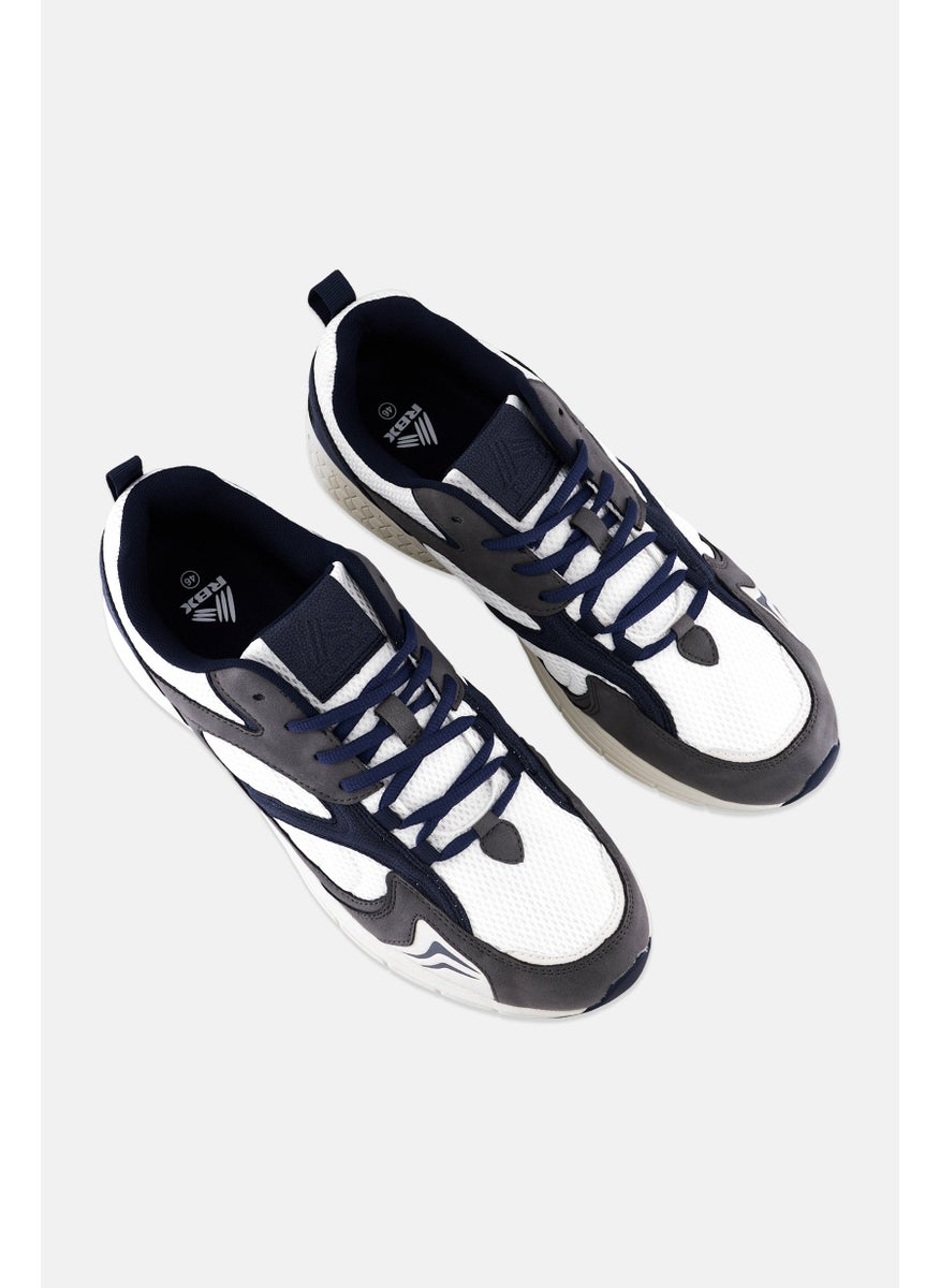 Men Textile Upper Lace Up Shoes, White